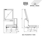 Ваги Mettler Toledo UC-GLT-M розміри